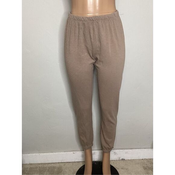 New Bobi tan sweatpants. Small. Retails $90 - Picture 2 of 6